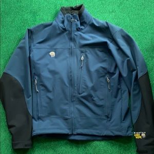 Mountain Hardware Men’s Softshell Jacket L  Blue